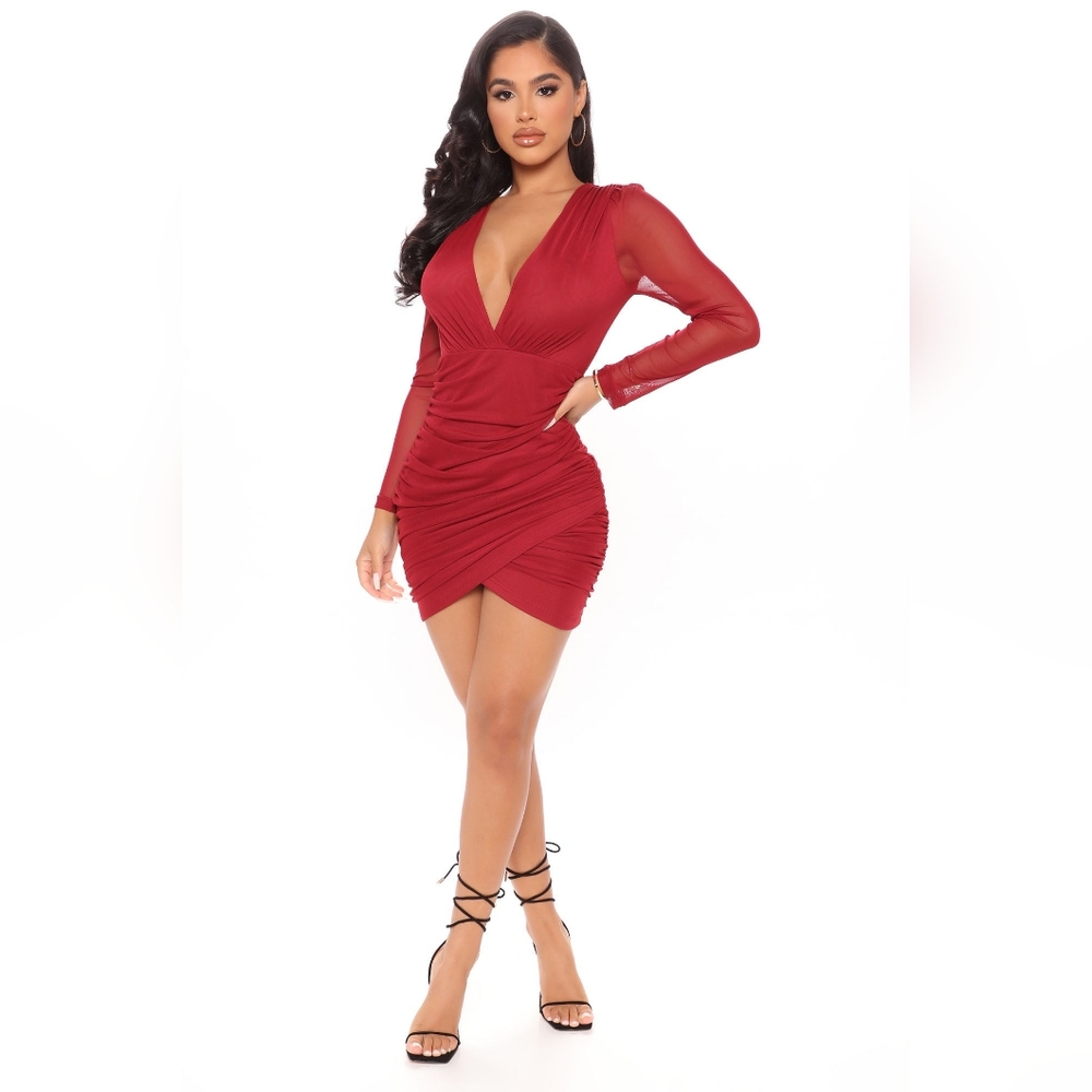 Red & Black Mesh: 2 dresses for $25
